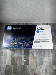 NEW Genuine HP 507A Cyan Toner Cartridge CE401A Factory Sealed - Picture 1 of 6