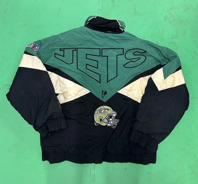 Chaqueta acolchada vintage de los 90 New York Jets Pro Player talla mediana Foto 1 de 4