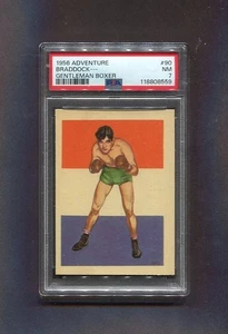 1956 TOPPS ADVENTURE BOXING-#90 JIM BRADDOCK PSA 7 (LOOKS BETTER) - Picture 1 of 1