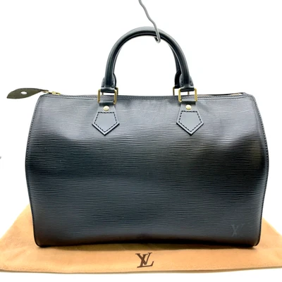 Auténtico bolso de mano Louis Vuitton Epi negro Speedy 30 M59022 con bolsa para el polvo SK120004 Foto 1 de 4