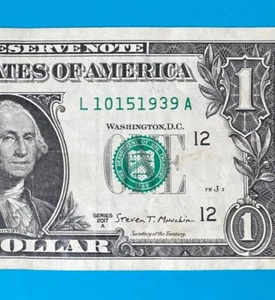 October 15, 1939 : L 10151939 A $1 One Dollar Bill BIRTHDAY Note 🎂🎁 - Picture 1 of 3