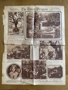 9. Juni 1929 - Times-Picayune (New Orleans) Tiefdruck über "Evangeline"-Film - Bild 1 von 7