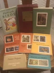 National Audubon Society Nature Program  7 Booklets w/ Plate Stamps 50's to 60's - Picture 1 of 22