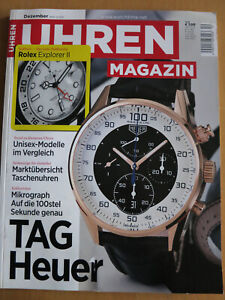 UHREN-MAGAZIN Nr 12 2011 TAG Heuer Carrera Mikrograph, Rolex Explorer, Seiko vs