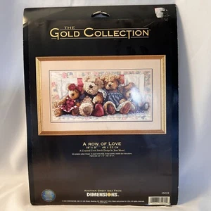 Dimensions Gold Collection 2000 A Row of Love Cross Stitch Kit 35039 USA - Picture 1 of 3