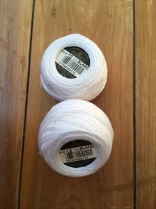 DMC Perle 12 Balls. Colour Blanc - Picture 1 of 1