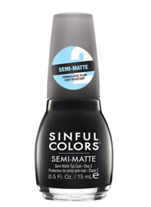 Sinful Colors Sheer Matte Collection Nail Polish, Semi Matte Top Coat #2759
