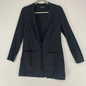 Chaqueta Blazer COS Mujer 38 Negra Cuello Único Manga Larga Ropa de Trabajo - Imagen 1 de 10