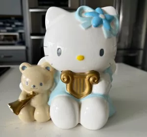 Banco Hello Kitty Blue Angel Cerámica 2001 Sanrio - Imagen 1 de 17