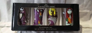 Disney Tim Burton The Nightmare Before Christmas Gläser Set 4 Gläser. - Bild 1 von 8
