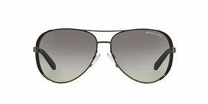 Michael Kors schwarze Pilotensonnenbrille Damen Farbverlauf Chelsea MK5004-101311-59 - Bild 1 von 2