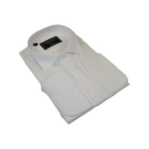 Camisa de esmoquin para hombre Charles TYRWHITT Turquía 100 % algodón CHT-6 punta de ala blanca - Imagen 1 de 9