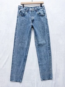 Vintage Weekends Jean Women's Blue Denim Faded Acid Wash High Waisted 90s READ - Picture 1 of 5