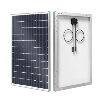 Renogy N-Type 16BB 12V 100W Watt Solar Panel PV Power Charger RV Marine Off-Grid