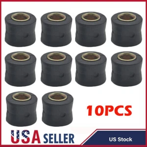 10Pcs Universal Motorbike 10mm Rear Shock Absorber Cushion Rubber Ring Bushing - Foto 1 di 6