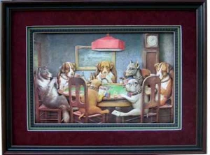 Friend in Need Poker Dogs Paper Tole 3D Decoupage Craft Kit size 8x10 8-414 - Foto 1 di 2