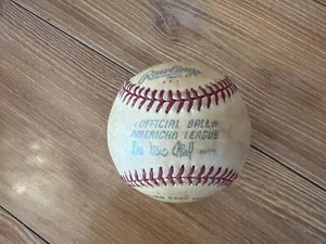Balón oficial de béisbol Rawlings Lee MacPhail de la década de 1970 Liga Americana RO-A Lee May - Imagen 1 de 3