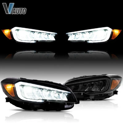 For Subaru WRX&WRX STI 2015-2021 VLAND LED Reflector Headlight Amber Side Marker - Image 1 of 4