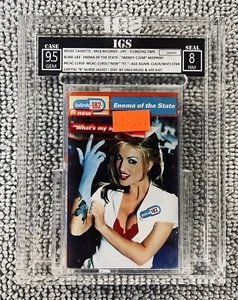 IGS 9.5/8 — BLINK 182 || ENEMA OF THE STATE w/LARGE “B” / WENDY CLEAR — CASSETTE - Picture 1 of 2