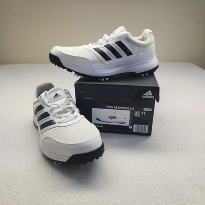 NEW in Box Adidas Tech Response 2.0 Men's Golf Shoes White Black EE9418 Size 11 - Image 1 of 4