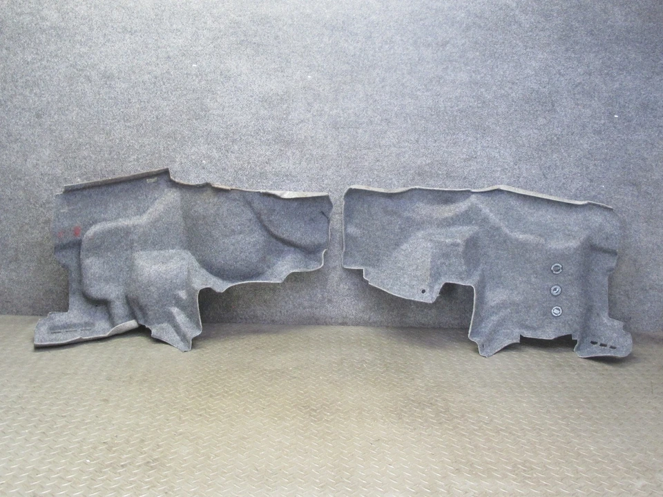 94-99 BMW E36 328iC CONVERTIBLE JUEGO DE 2 ALFOMBRILLAS MALETERO TRASERO REVESTIMIENTO PANEL MOLDURA OEM Foto 1 de 4