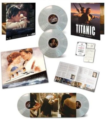 BACK TO TITANIC - ORIGINAL MUSIC - 2-LP - CLEAR VINYL - VERY RARE - EXTRAS - NEW - Image 1 of 4