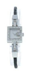Gebrauchte Gucci G-Mini 102 Quarz Diamant Lünette 14mm Damenuhr YA102514 - Bild 1 von 9