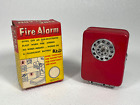 NOS Canton Son Inc Fire alarm original Box bright red British Hong Kong 1950s