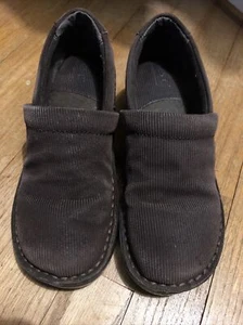 Born dunkelbraune Cord Clogs DAMENSCHUHE Größe 7M - Bild 1 von 9