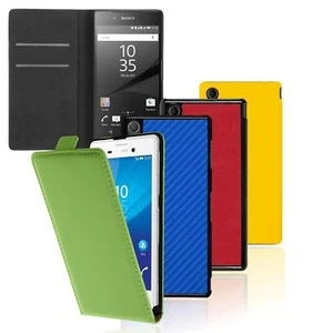Schutzhüllen für Sony Xperia Hardcase und Kunst-Leder Flip Book + 2 Schutzfolien - Bild 1 von 15