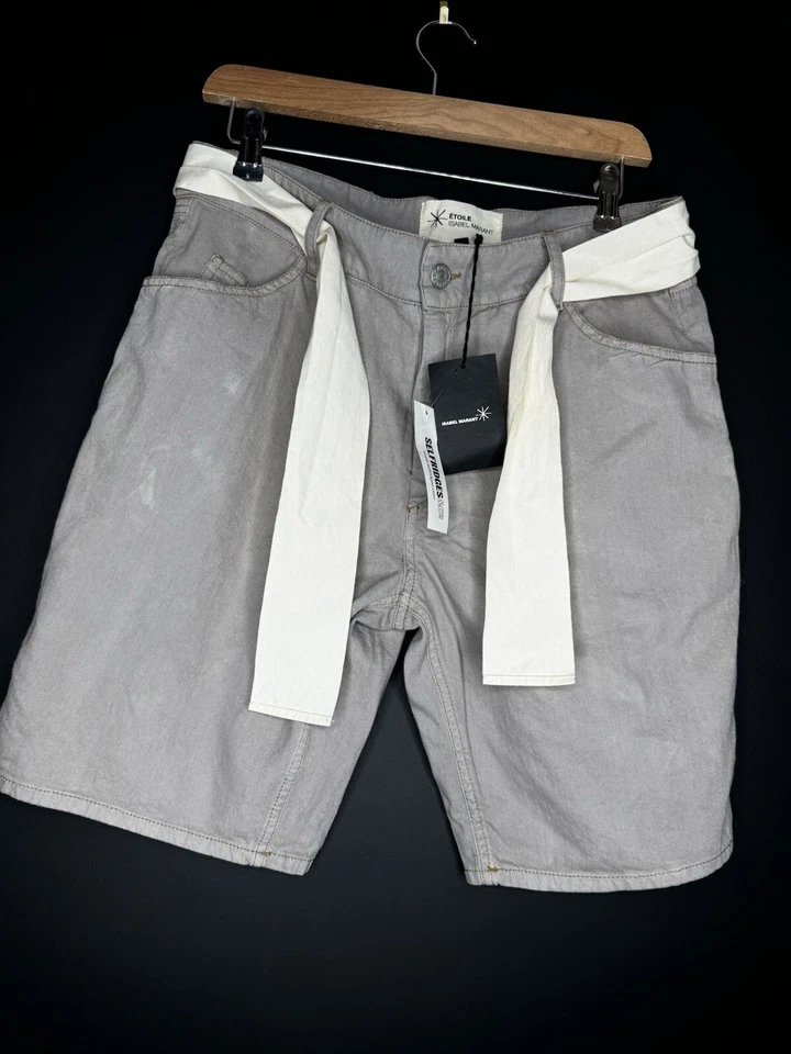 Pantalones cortos para mujer ISABEL MARANT Etoile 100 % algodón cierre de botones talla 1 Foto 1 de 4