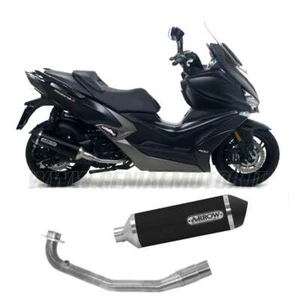 Escape Completo Arrow App Alu Negro KYMCO XCITING 400i S 2019 > 2020 - Imagen 1 de 3