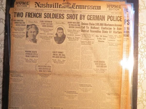 Egypt History Newspaper 1923 EXCEVATORS OPEN ANTE CHAMBER TUT TOMB ANCIENT - Picture 1 of 2