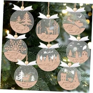 16pcs Winter Christmas Hanging Ornaments for Tree - 16pcs Christmas Ornaments - Picture 1 of 7