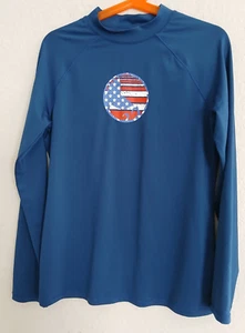 Reel Legends Keep It Cool Long Sleeve Kids Unisex Top Size Medium 10/12 - Picture 1 of 7