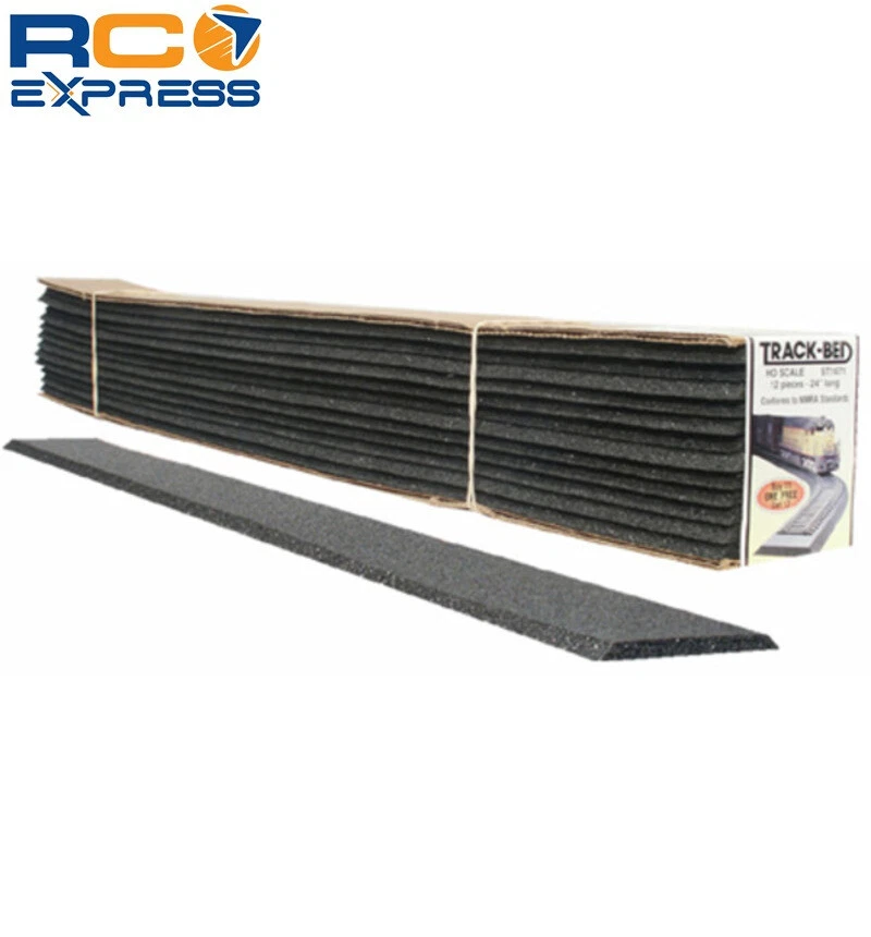 Tiras de Lecho de Pista Woodland Scenics O 2&apos; 12 WOOST1473 Foto 1 de 1