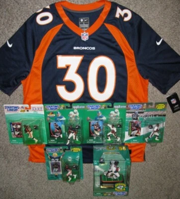 Camiseta deportiva de juego Terrell Davis Denver Broncos para hombre Nike y alineación inicial paquete de 6 Foto 1 de 4