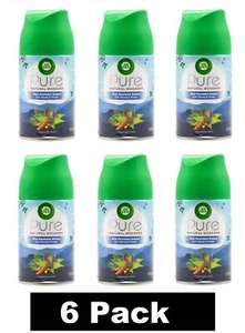 6 x AIRWICK 159g FRESHMATIC AUTOMATIC SPRAY REFILL BLUE MOUNTAINS BREEZE NEW - Picture 1 of 6