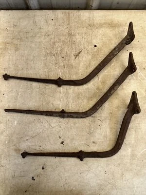 1928-1931 Ford Model AA Truck Express Running Board Braces Brackets Original Set Foto 1 de 4