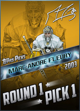 Marc-Andre Fleury 2019 Top Picks Signature (cc#50) Topps NHL Skate digital card