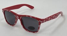 Target Bullseye Logo Fashion Sunglasses Black Lenses Plastic Red Frames HTF New