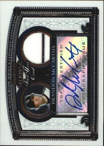 2005 Bowman Sterling Baseball Card #BM B.McCarthy AU Jsy A RC