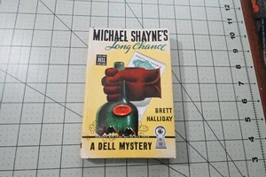 MICHAEL SHAYNE'S LONG CHANCE BY BRETT HALLIDAY DELL HARDBOILED DETECTIVE - Bild 1 von 3
