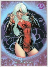 MARVEL 2011 DANGEROUS DIVAS S1 SULTRY SEDUCTRESSES INSERT CARD BLACK CAT