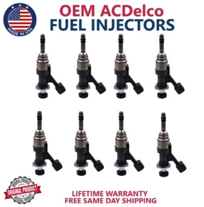 8X OEM ACDelco Fuel Injectors Fits 2014-2017 Chevrolet Tahoe GMC Yukon A12668390 - Picture 1 of 5