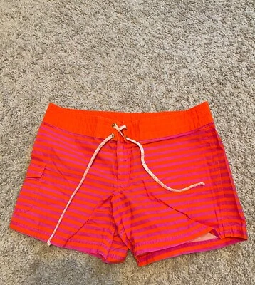 ЖЕНСКИЕ ШОРТЫ JCREW В ПОЛОСКУ ДЛЯ СЕРФИНГА ПЛАВАНИЯ РАЗМЕР 2 - Изображение 1 из 4