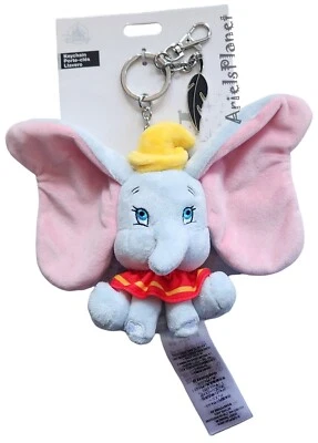 Disney Parks Dumbo The Flying Elephant Bag Charm Keychain Plush