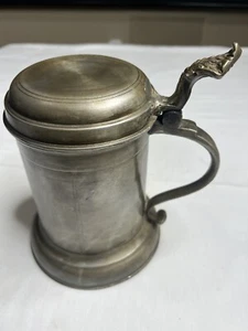Vintage Rein Zinn Pewter Tankard/Stein W/ Lid Germany Appr 8” Tall, VG Cond. - Picture 1 of 15