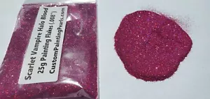 Scarlet Vampire Blood Holographic Flakes .008" Auto Paint Gloss Gallon Acrylic - Picture 1 of 4