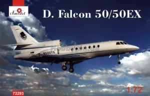 Kit de maquettes en plastique Dassault Falcon 50/50EX Business Jet échelle 1/72 AMO 72293 - Photo 1 sur 1